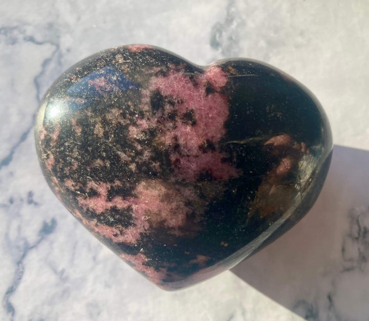 Rhodonite Heart