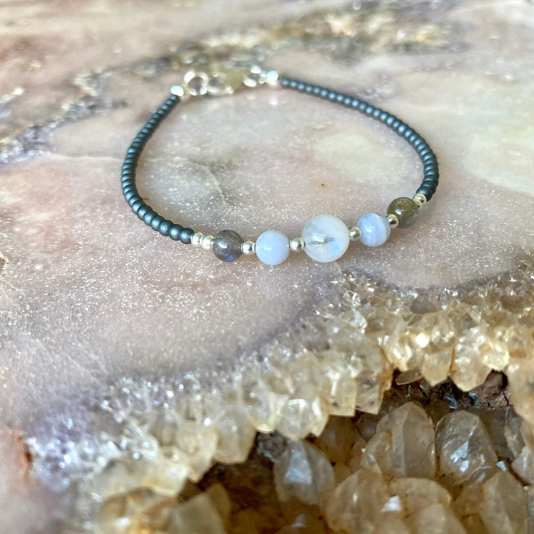 Gemini Womens ens Zodiac crystal Bracelet