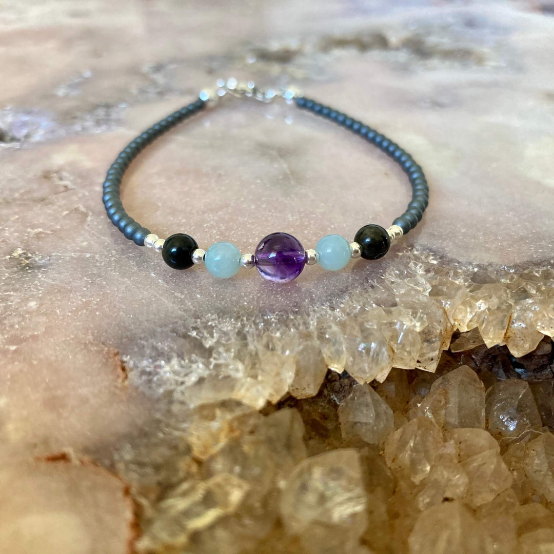 Ladies aquarius bracelet for healing
