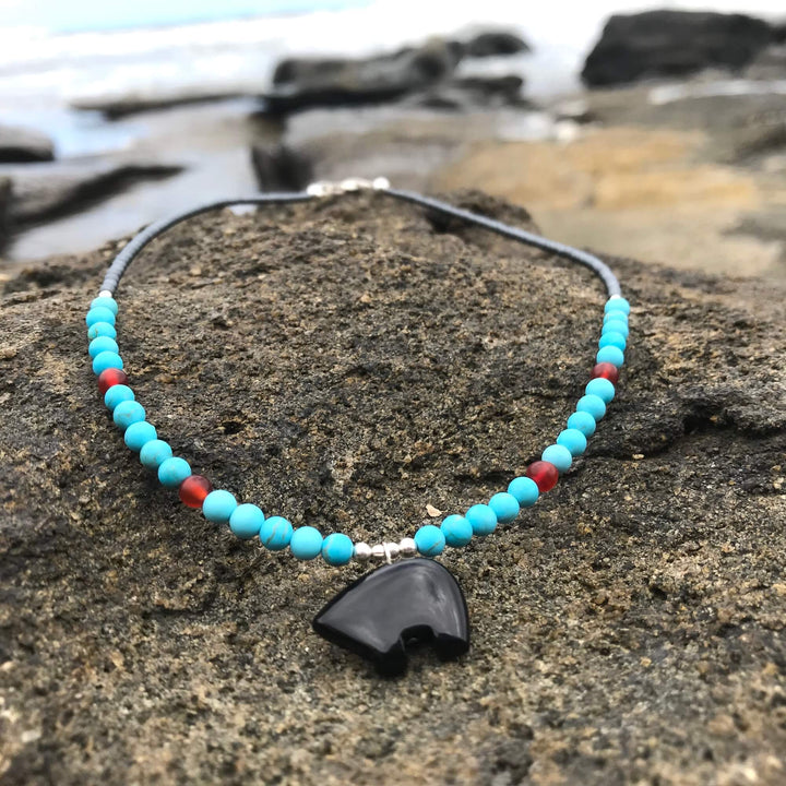 Lil Black Bear Necklace