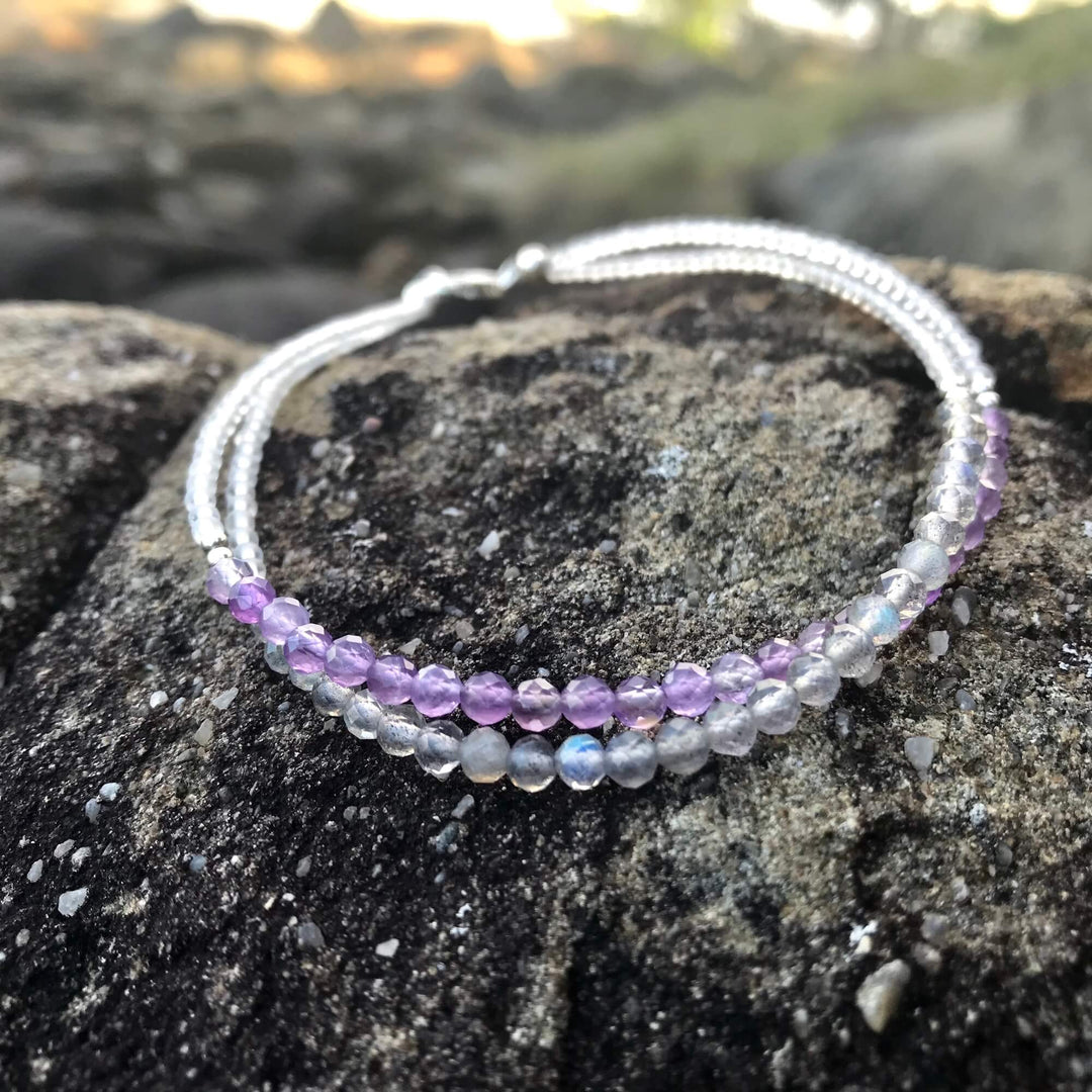 Lo'kahi Ladies Crystal Anklet