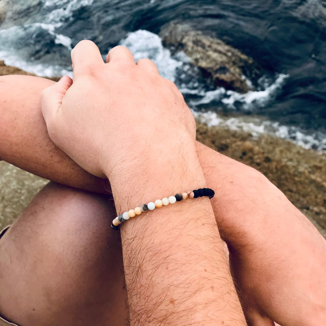 Mens positvity & Emotional Balance Diffuser bracelet