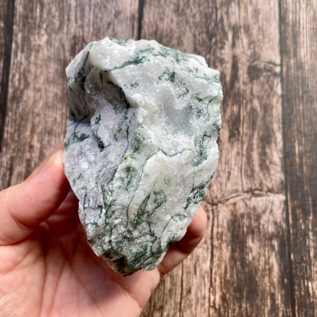 Moss Green Agate Rough Divert3