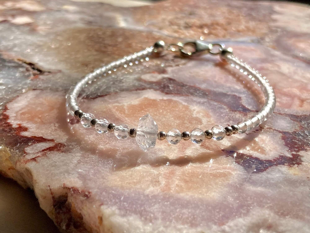 April Herkimer birthstone bracelet