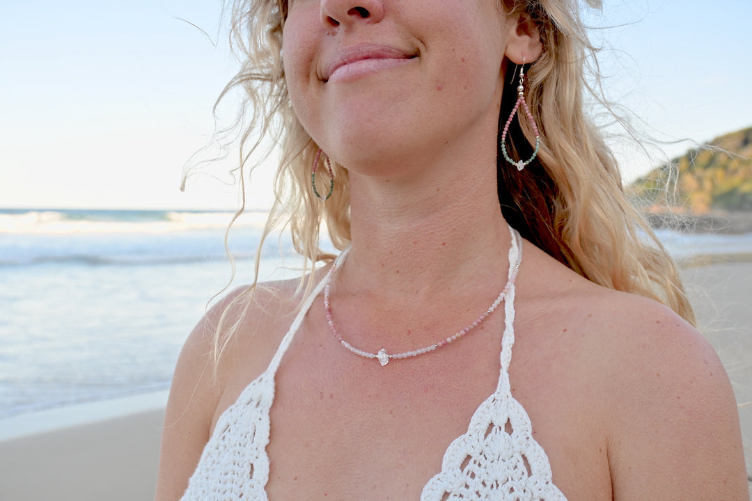 Aloha Herkimer Diamond Necklace