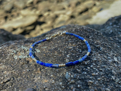 Lapis Lazuli & Gold Bracelet