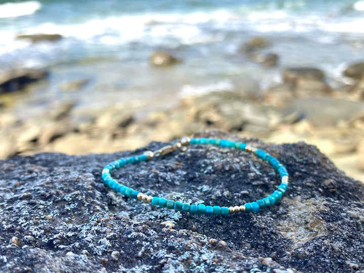 Turquoise and Gold Bracelet