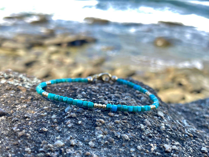 Turquoise and Gold Bracelet