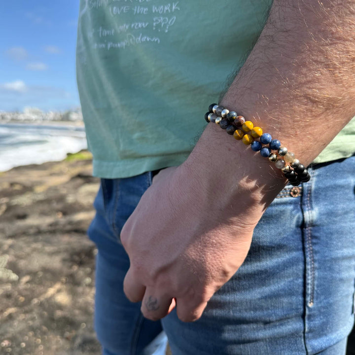 Phoenix Rising Men's Gold Bracelet