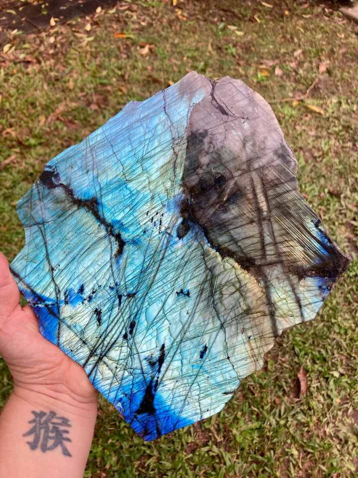 Labradorite Crystal Slab