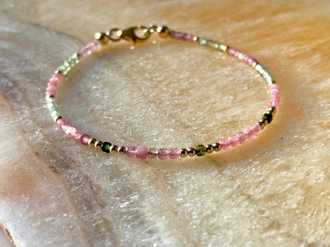 Light Of Aloha Watermelon Tourmaline Bracelet