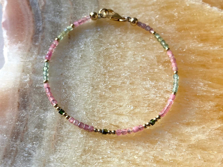 Light Of Aloha Watermelon Tourmaline Bracelet