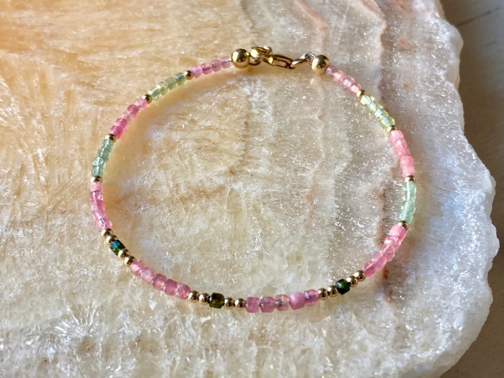 Light Of Aloha Watermelon Tourmaline Bracelet