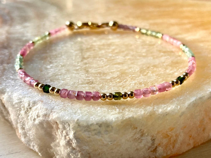 Light Of Aloha Watermelon Tourmaline Bracelet