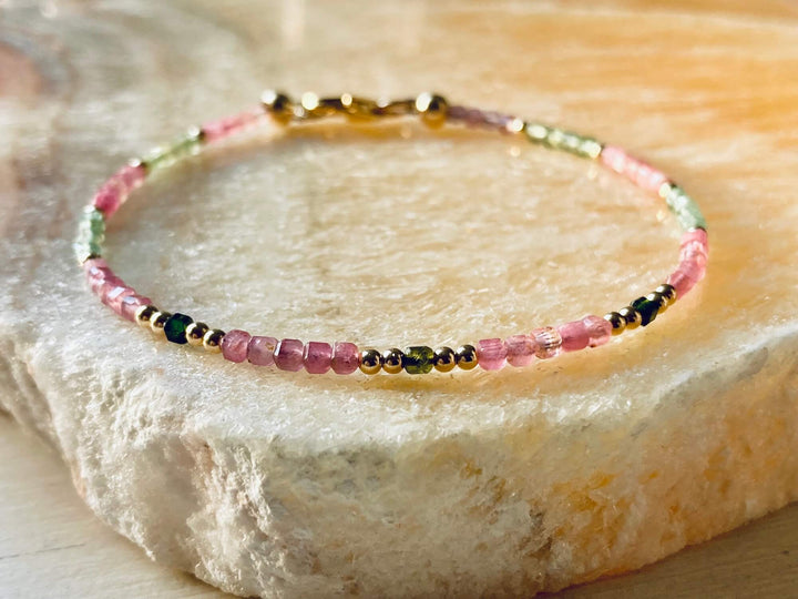 Light Of Aloha Watermelon Tourmaline Bracelet