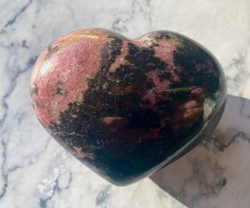 Rhodonite Heart