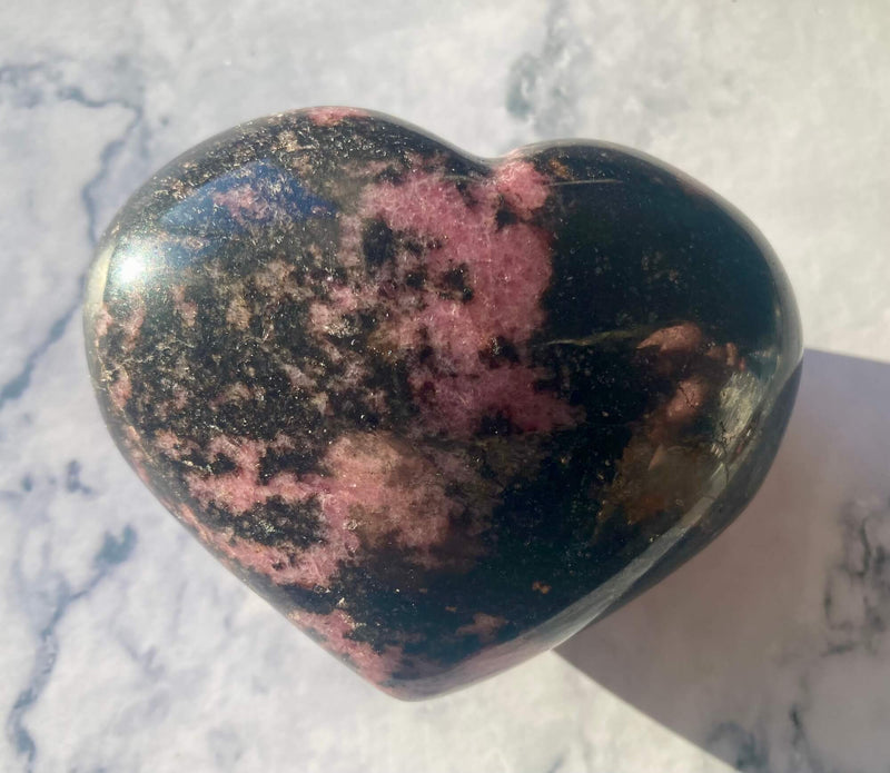 Rhodonite Heart