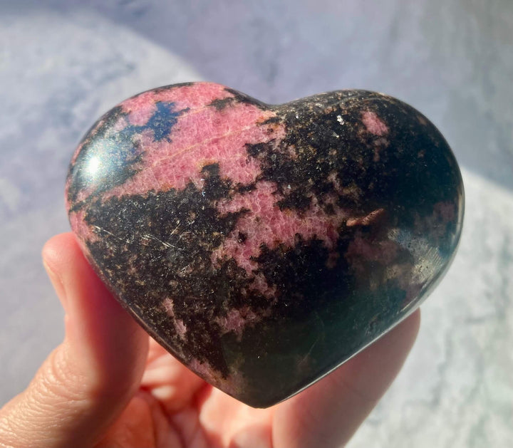 Rhodonite Heart