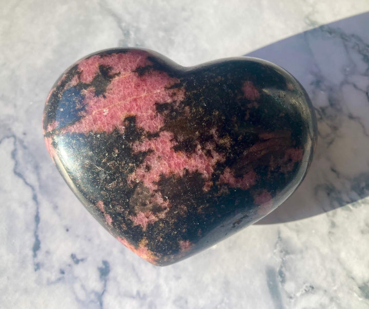 Rhodonite Heart