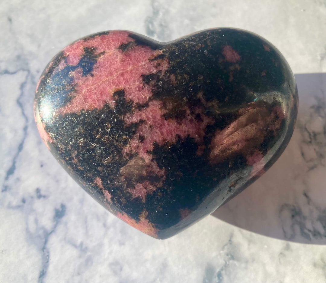 Rhodonite Heart