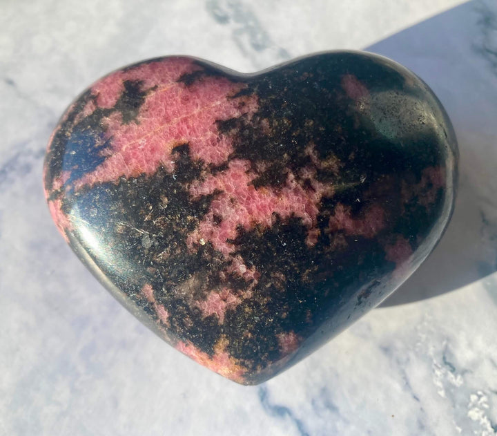 Rhodonite Heart