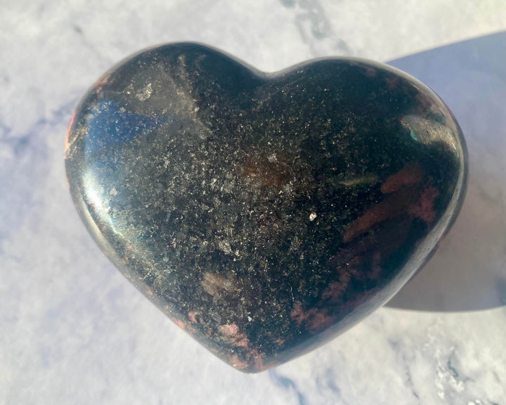 Rhodonite Heart