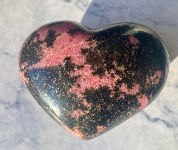 Rhodonite Heart