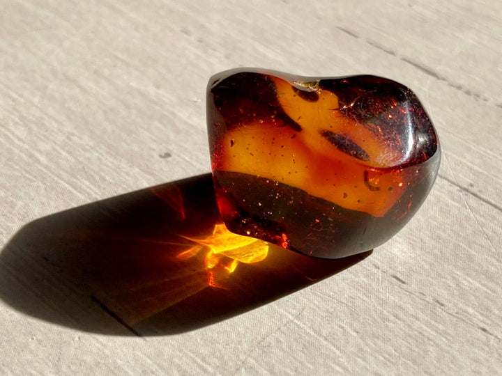 Amber Specimen (Rare Red Mayan Amber)