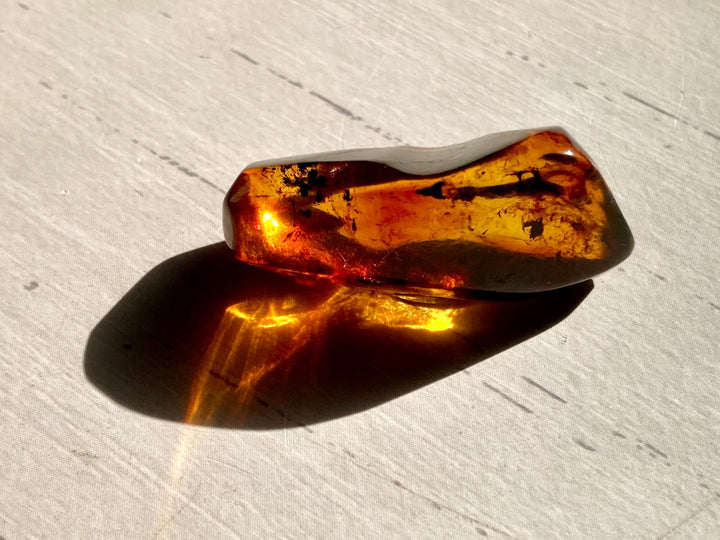 Amber Specimen (Rare Red Mayan Amber)