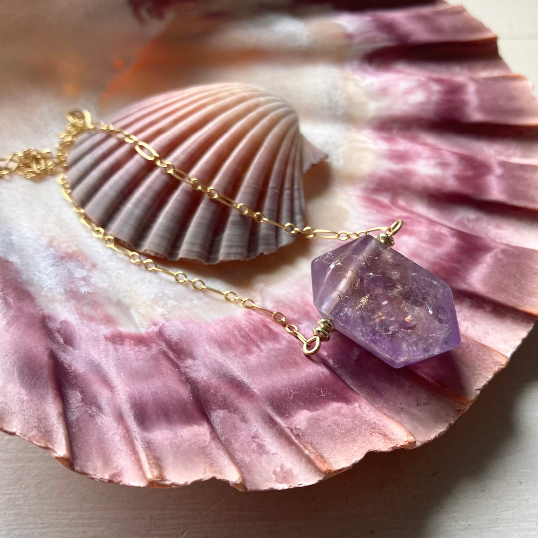 Golden Ametrine Pendant Necklace