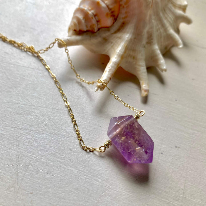 Golden Ametrine Pendant Necklace