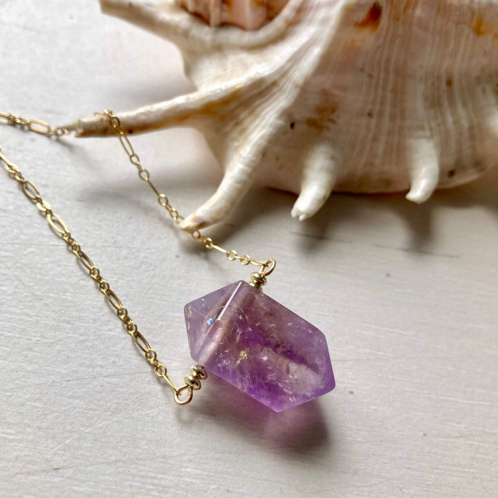 Golden Ametrine Pendant Necklace