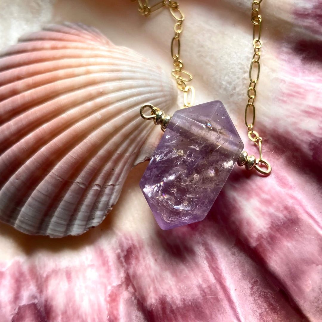 Golden Ametrine Pendant Necklace