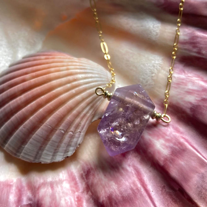 Golden Ametrine Pendant Necklace