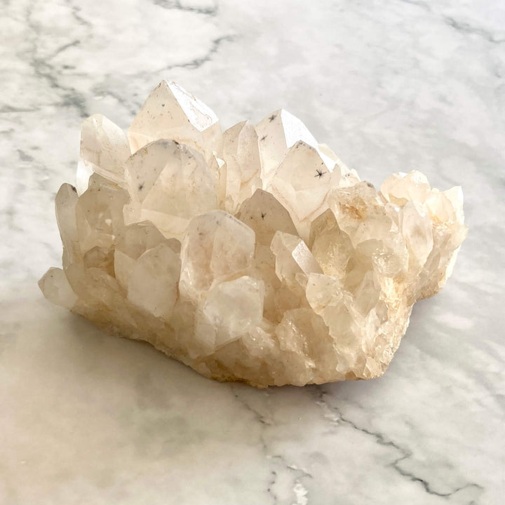 Star Hollandite Quartz Cluster