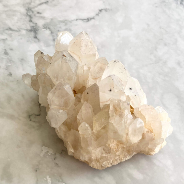 Star Hollandite Quartz Cluster