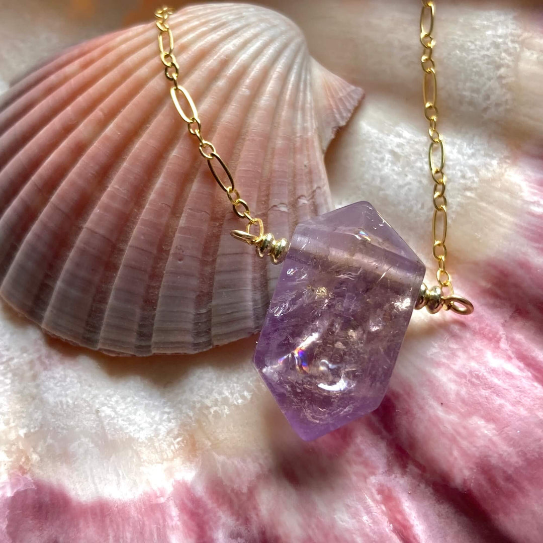 Golden Ametrine Pendant Necklace