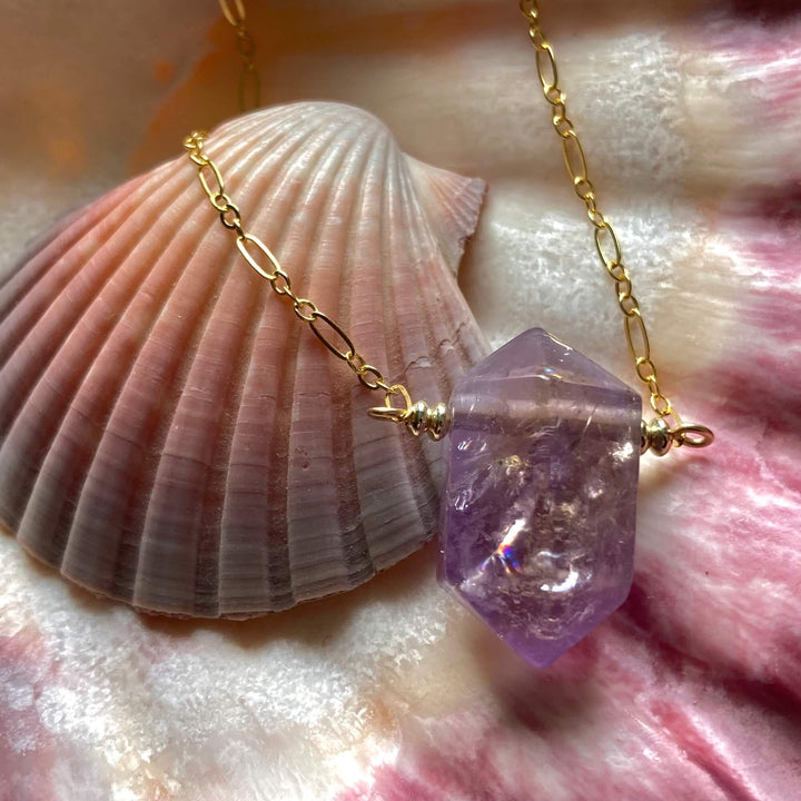 Golden Ametrine Pendant Necklace