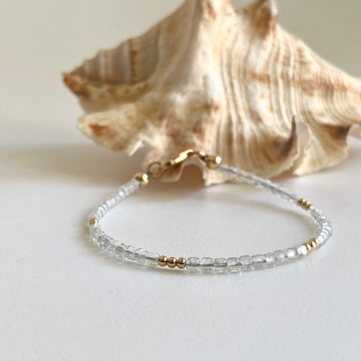 Golden White Topaz Bracelet - Limited Edition.