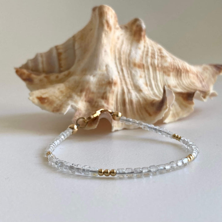 Golden White Topaz Bracelet - Limited Edition.