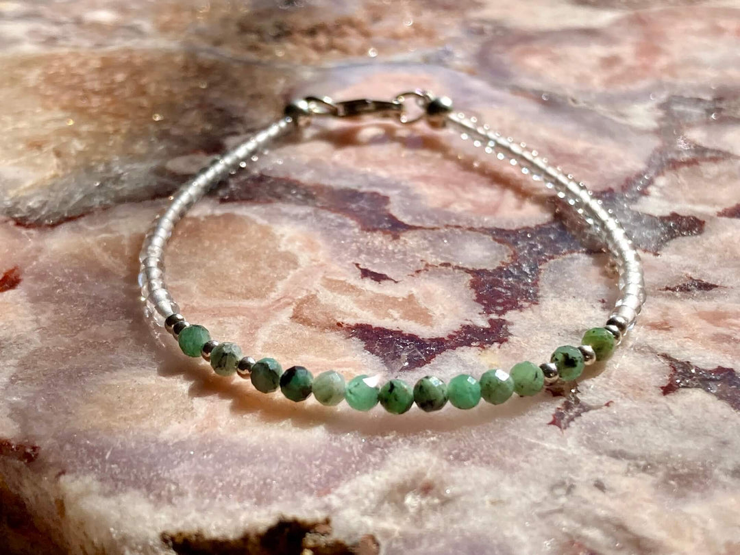 May birthstone bracelet