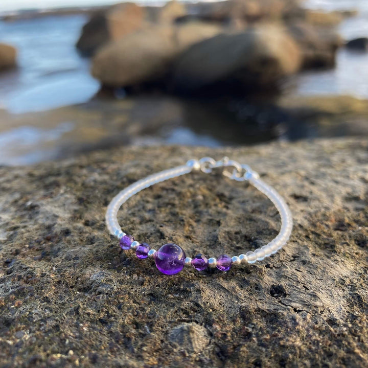 Amethyst healing girls bracelet