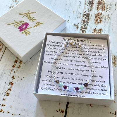 Anxiety support ladies healing bracelet