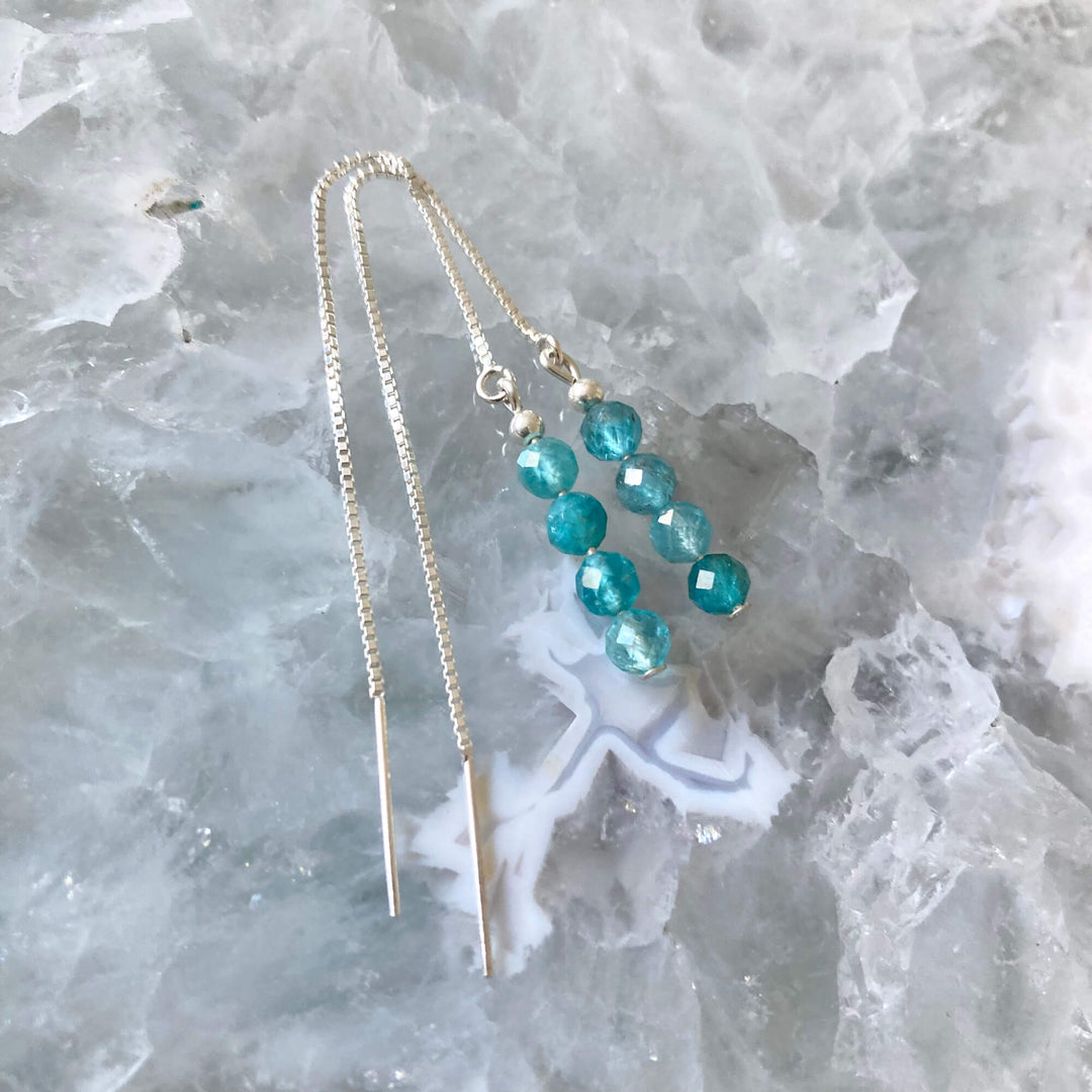 Apatite Thread healing Earrings