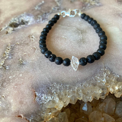 April birthstone crystal bracelet for boys