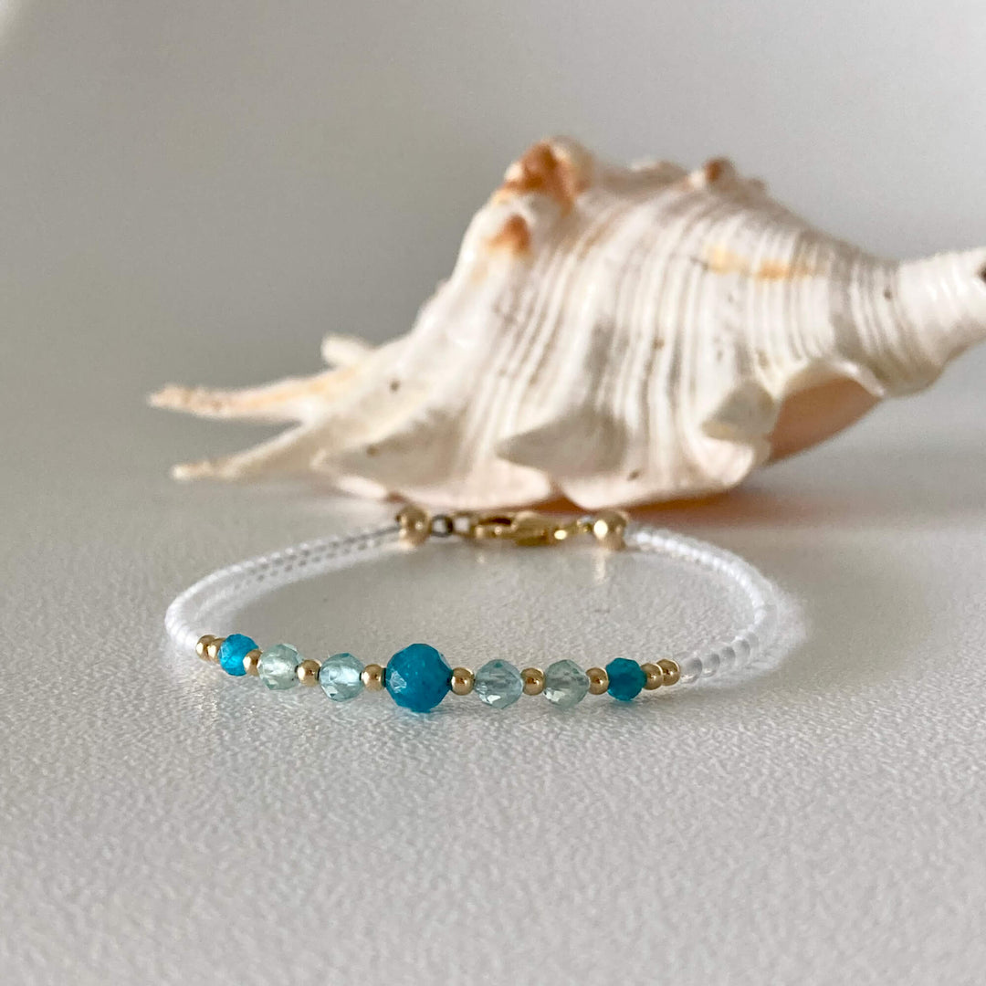 Atlantis Apatite Gold healing Bracelet