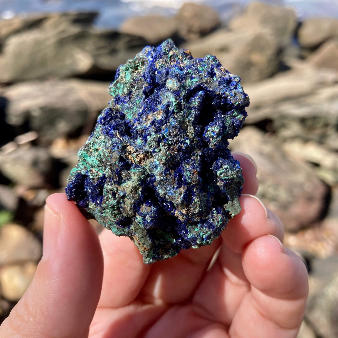 Azurite & Malachite Specimen Medium