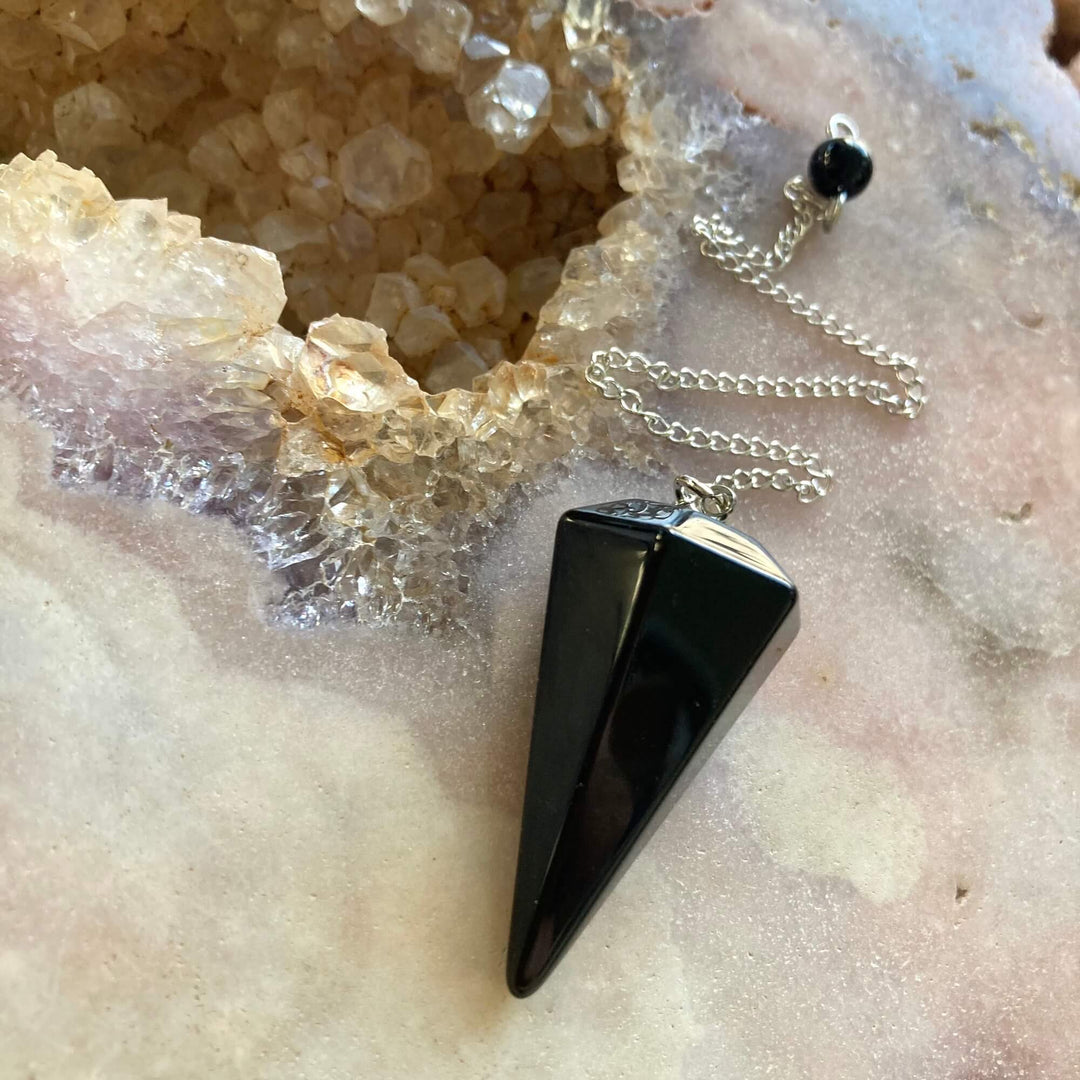 Black Obsidian Pendulum