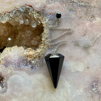 Black Obsidian Pendulum 3