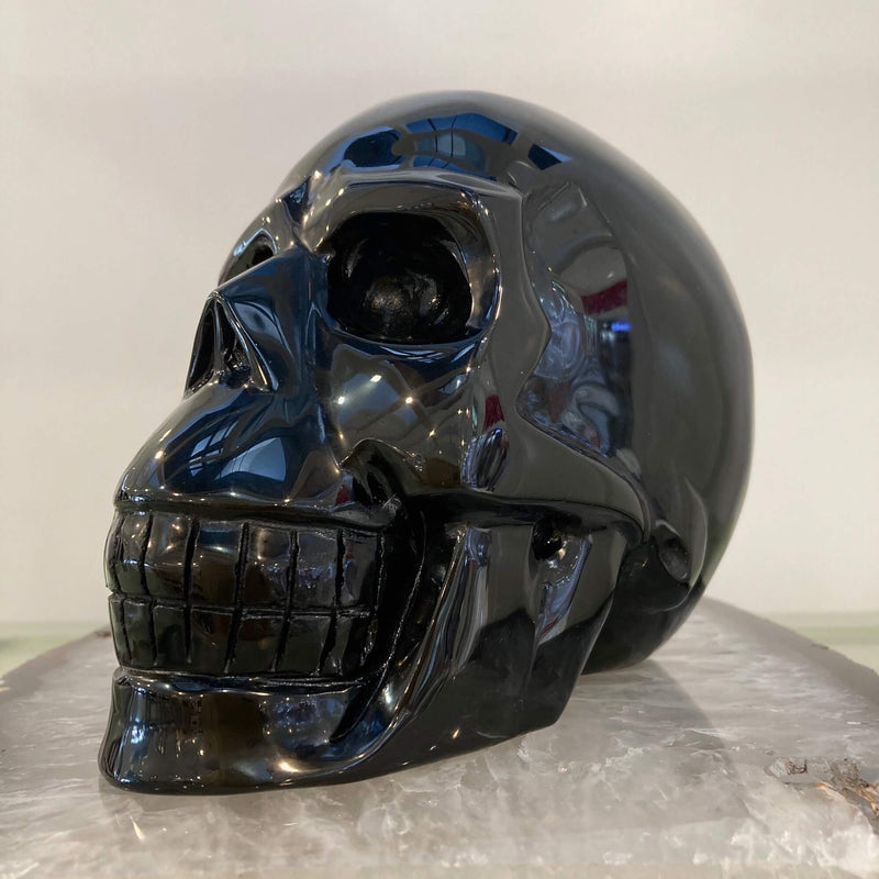 Black Obsidian Skull 4